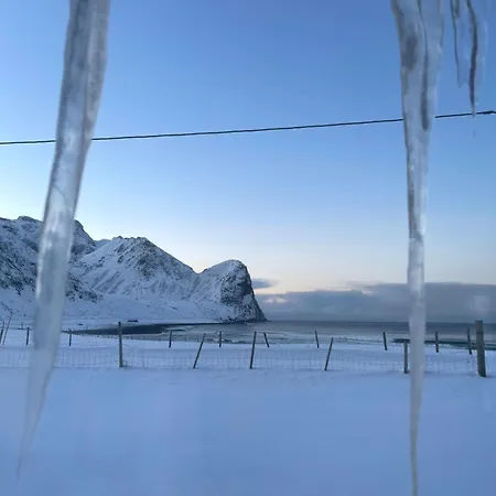 펜션 Unstad With Seaview Unnstad