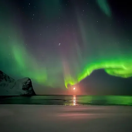 펜션 Unstad With Seaview