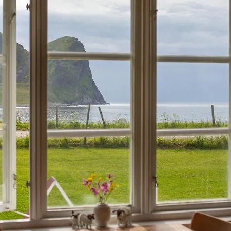 בית נופש Unstad With Seaview *